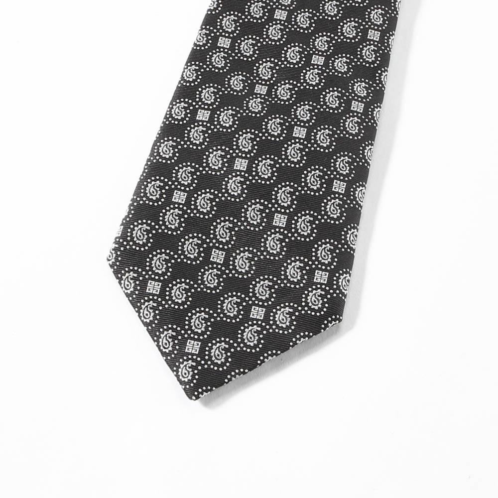 ジバンシィ GIVENCHY ネクタイ 大剣幅約8cm ペイズリ風 J4499【FITHOUSE ONLINE SHOP】