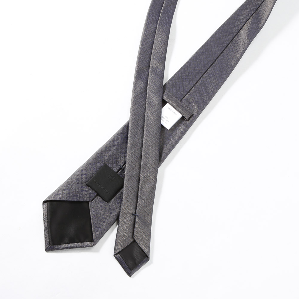ジバンシィ GIVENCHY ネクタイ 大剣幅約8cm ロゴ J4582【FITHOUSE ONLINE SHOP】