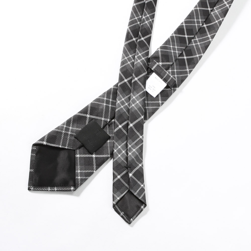 ジバンシィ GIVENCHY ネクタイ 大剣幅約8cm チェック柄 J4613【FITHOUSE ONLINE SHOP】