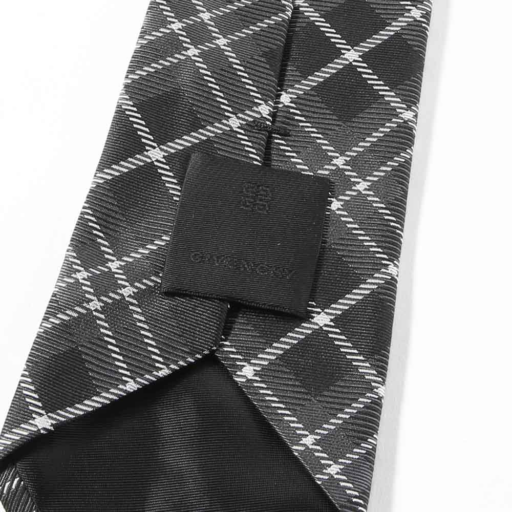 ジバンシィ GIVENCHY ネクタイ 大剣幅約8cm チェック柄 J4613【FITHOUSE ONLINE SHOP】