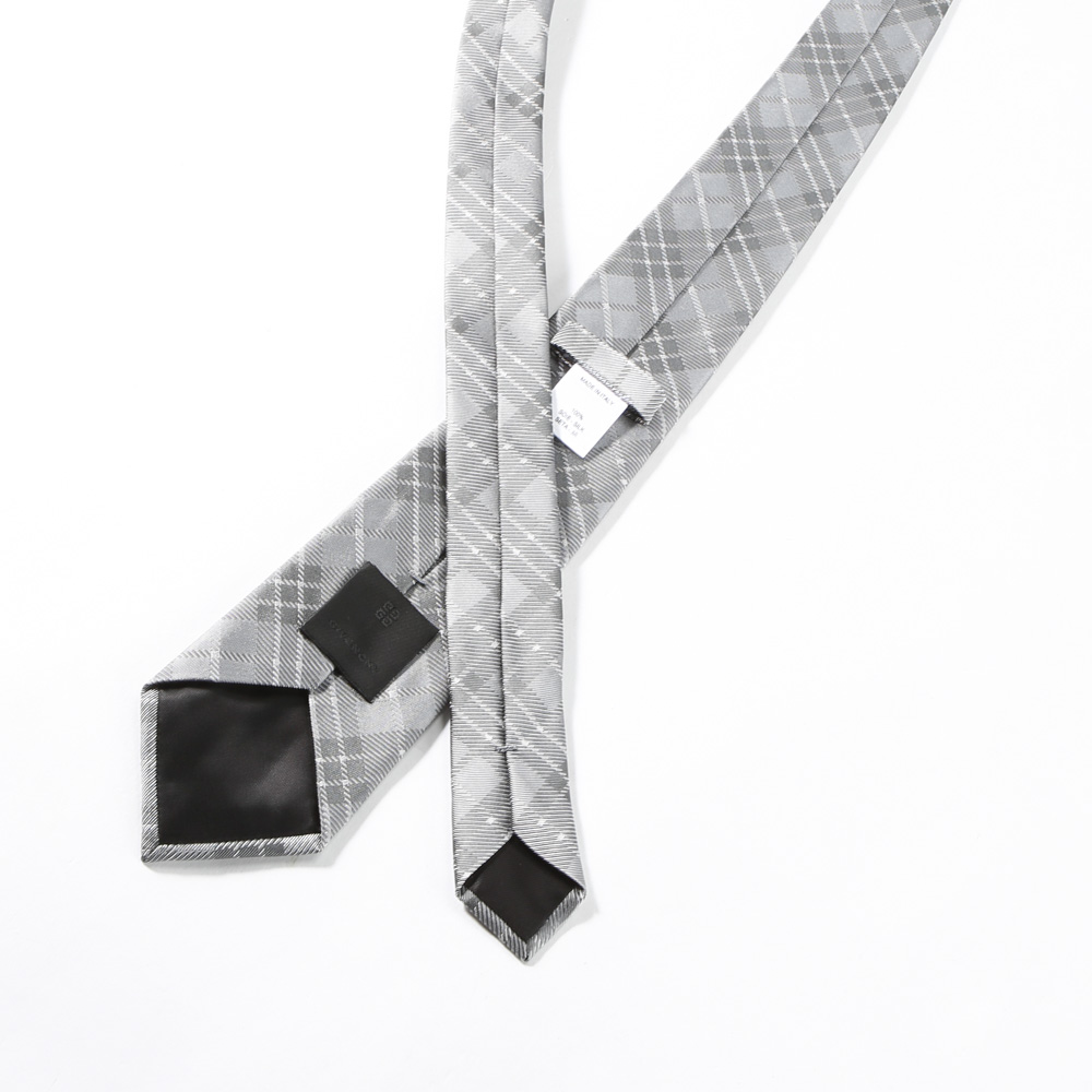 ジバンシィ GIVENCHY ネクタイ 大剣幅約8cm チェック柄 J4613【FITHOUSE ONLINE SHOP】