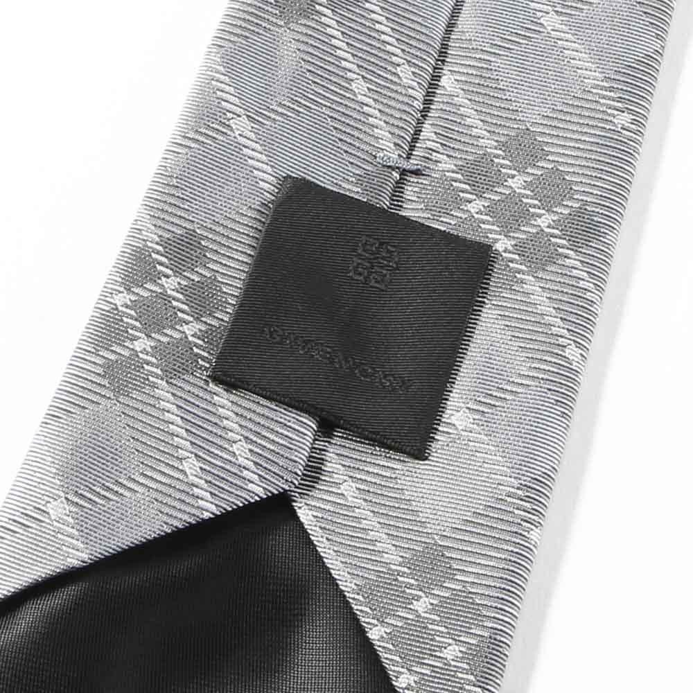 ジバンシィ GIVENCHY ネクタイ 大剣幅約8cm チェック柄 J4613【FITHOUSE ONLINE SHOP】