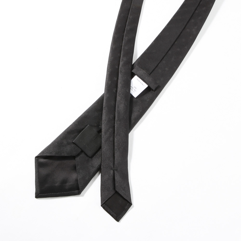 ジバンシィ GIVENCHY ネクタイ 大剣幅約8cm ドットロゴ J4617【FITHOUSE ONLINE SHOP】
