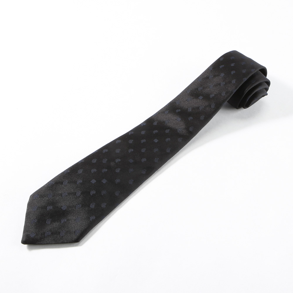 ジバンシィ GIVENCHY ネクタイ 大剣幅約8cm ドットロゴ J4617【FITHOUSE ONLINE SHOP】