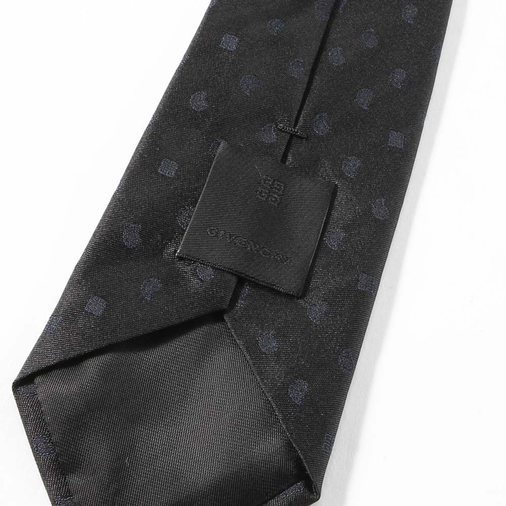 ジバンシィ GIVENCHY ネクタイ 大剣幅約8cm ドットロゴ J4617【FITHOUSE ONLINE SHOP】