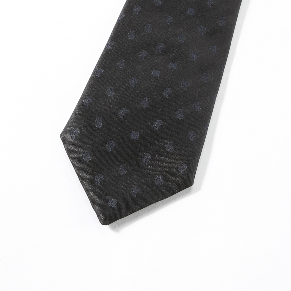 ジバンシィ GIVENCHY ネクタイ 大剣幅約8cm ドットロゴ J4617【FITHOUSE ONLINE SHOP】