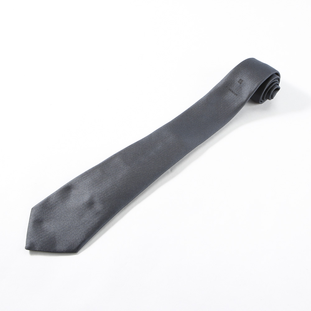 ジバンシィ GIVENCHY ネクタイ 大剣幅約8cm ブランド名入り J4658【FITHOUSE ONLINE SHOP】