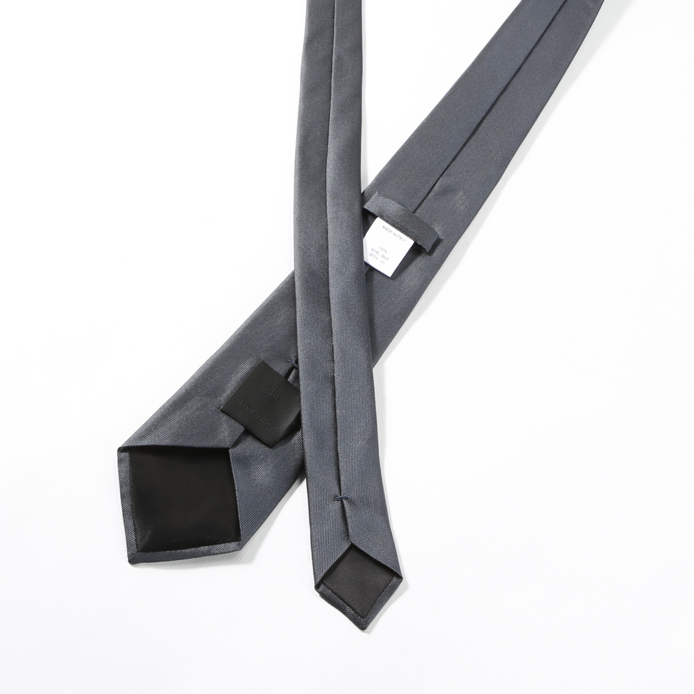 ジバンシィ GIVENCHY ネクタイ 大剣幅約8cm ブランド名入り J4658【FITHOUSE ONLINE SHOP】
