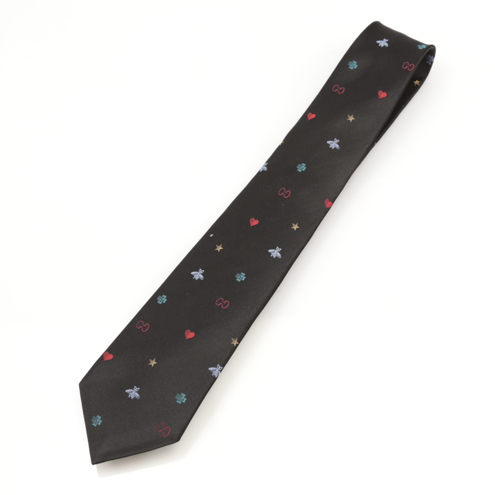 グッチ GUCCI ネクタイ ビー柄8.0CM 571819GOLDWYN【FITHOUSE ONLINE SHOP】
