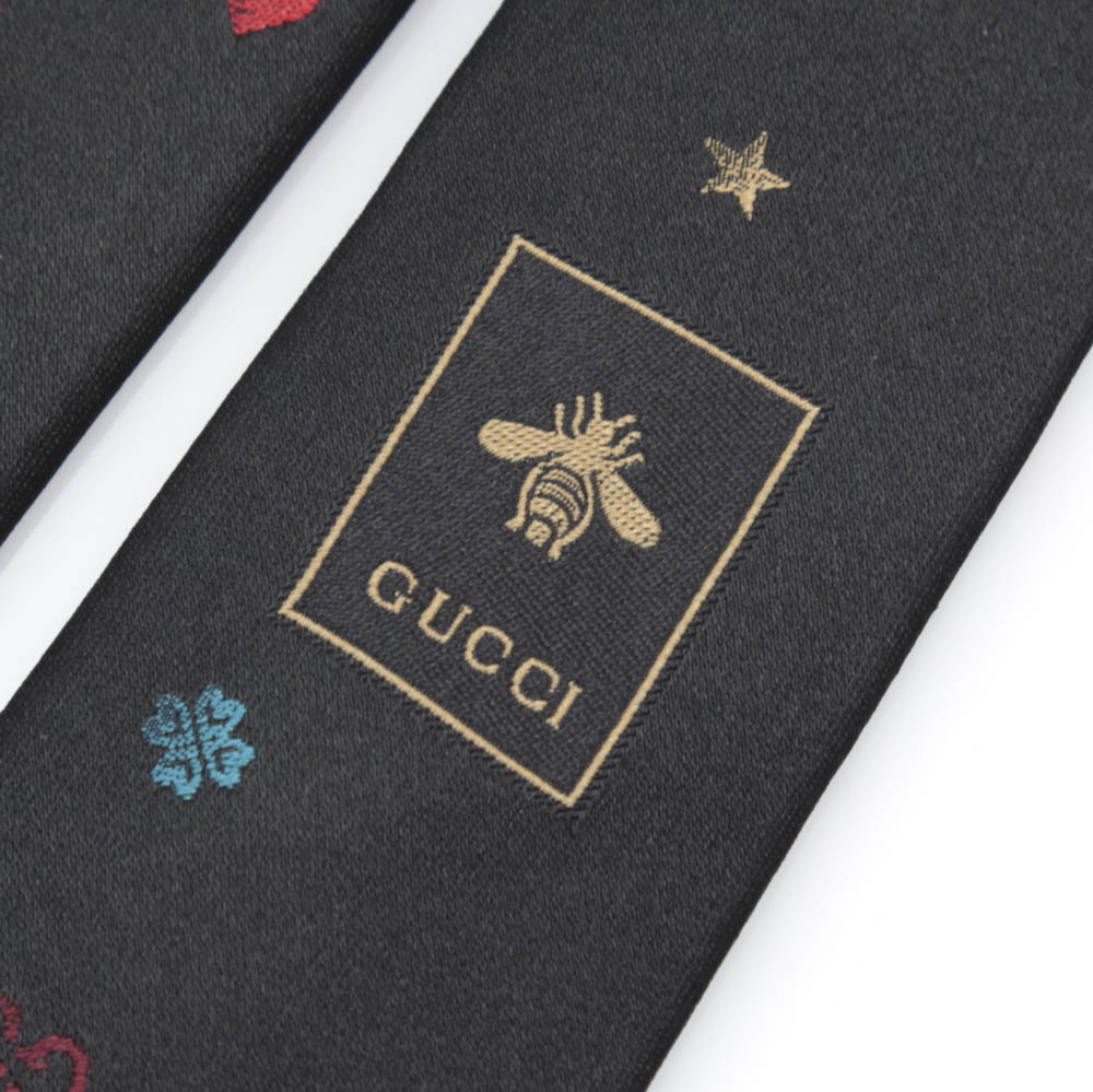 グッチ GUCCI ネクタイ ビー柄8.0CM 571819GOLDWYN【FITHOUSE ONLINE SHOP】