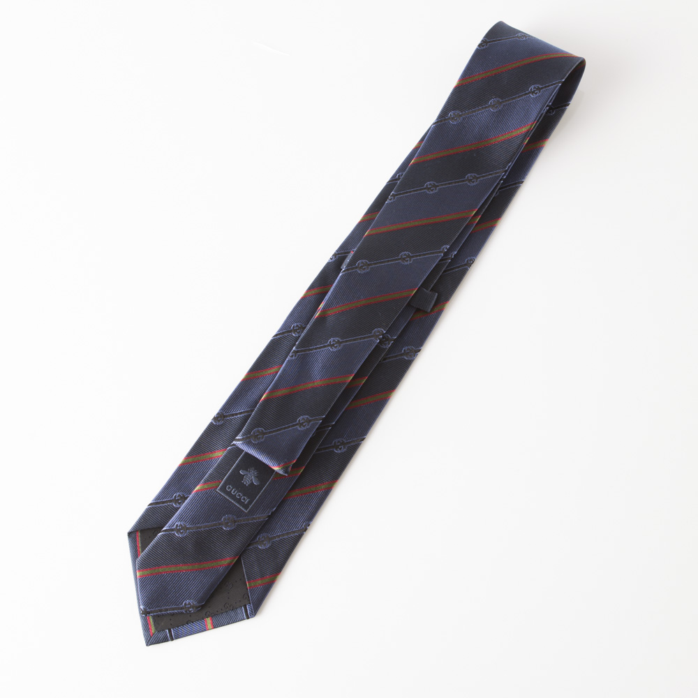 グッチ GUCCI ネクタイ 定番GGストライプ 499696LATANYA【FITHOUSE ONLINE SHOP】