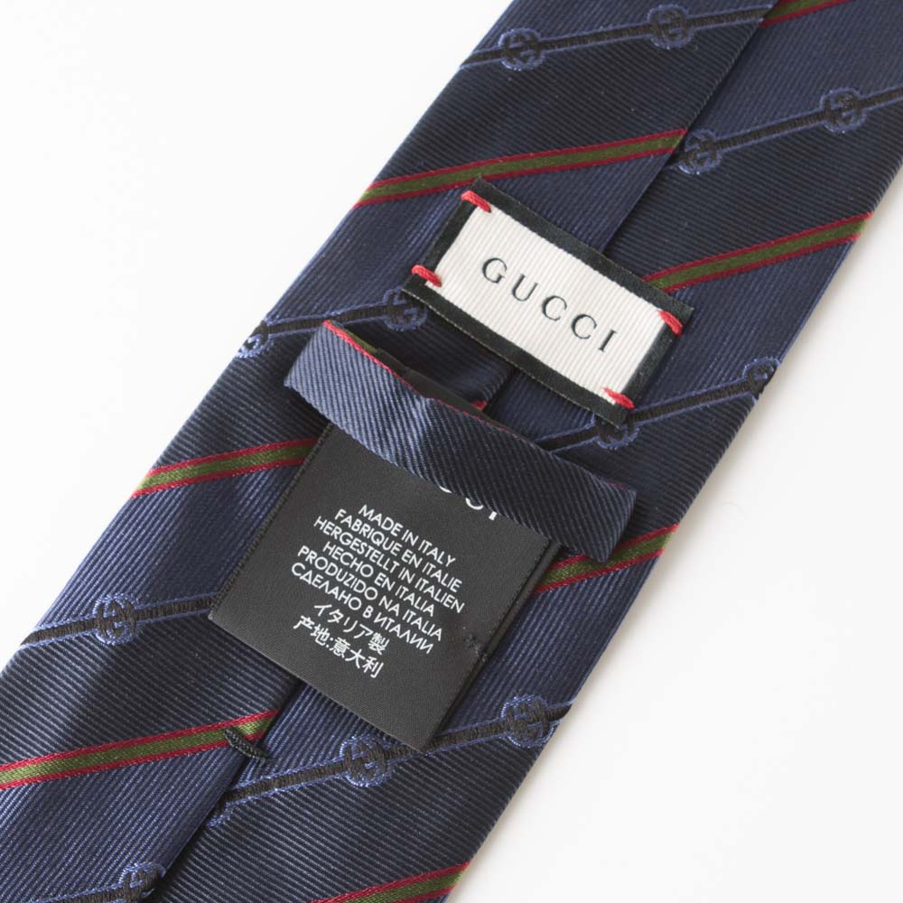 グッチ GUCCI ネクタイ 定番GGストライプ 499696LATANYA【FITHOUSE ONLINE SHOP】