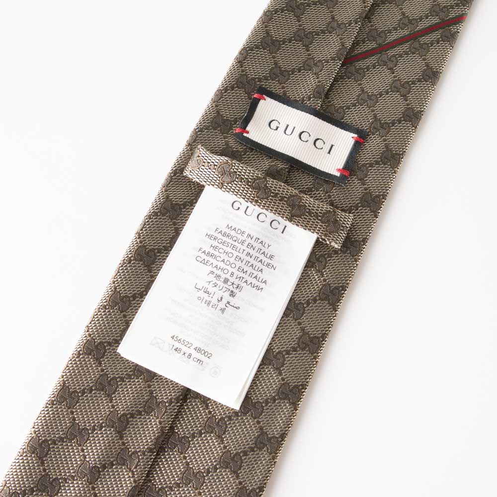 グッチ GUCCI ネクタイ 定番GGロゴ 456522AREND【FITHOUSE ONLINE SHOP】