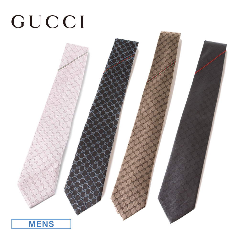 グッチ GUCCI ネクタイ 定番GGロゴ 456522AREND【FITHOUSE ONLINE SHOP