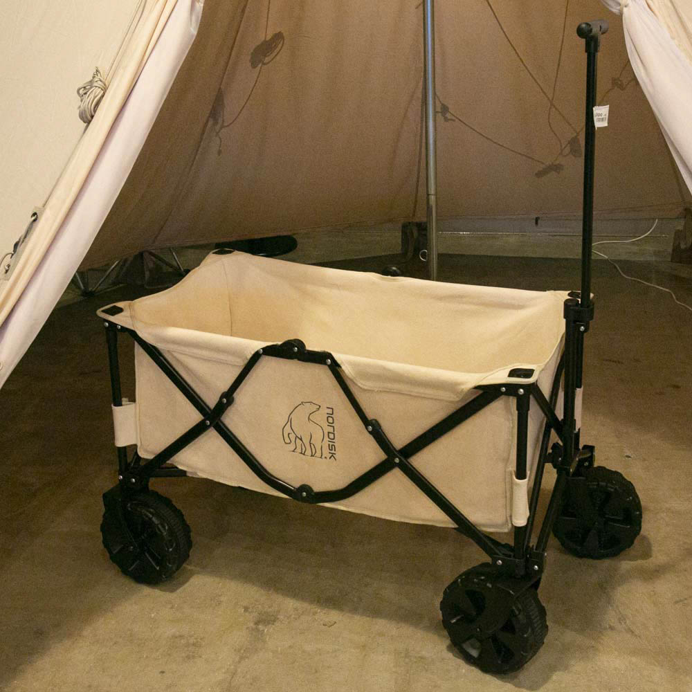 ノルディスク NORDISK アウトドア用ワゴン 折り畳み式ハンドカート 店頭展示品 COTTON CANVAS WAGON 127012【FITHOUSE ONLINE SHOP】