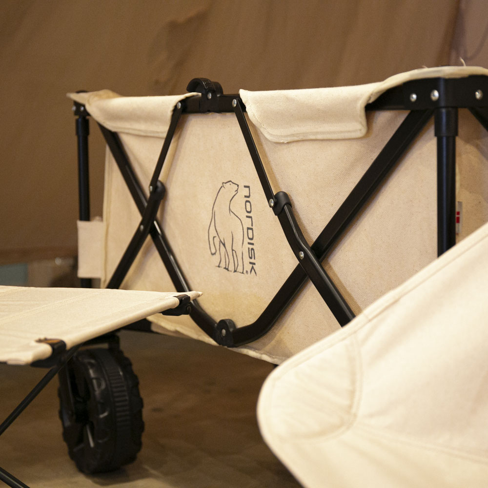 ノルディスク NORDISK アウトドア用ワゴン 折り畳み式ハンドカート 店頭展示品 COTTON CANVAS WAGON 127012【FITHOUSE ONLINE SHOP】