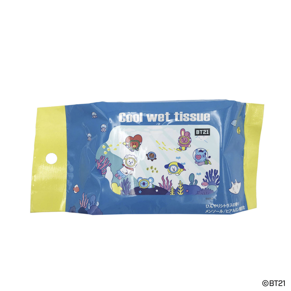 ビーティーイシビル BT21 冷却ウェットティッシュ BT21 74220024【FITHOUSE ONLINE SHOP】