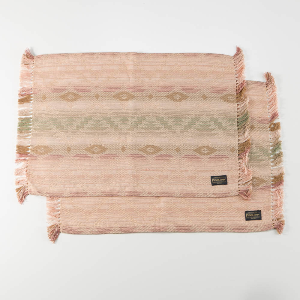 ペンドルトン PENDLETON ランチョンマット Lunch Mat with side Fringe (2P) LB062-54877【FITHOUSE ONLINE SHOP】