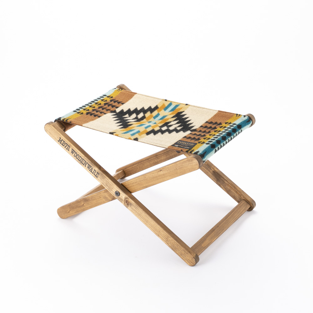 ペンドルトン PENDLETON アウトドア・キャンプ メイドバイセブン 木製 折りたたみ式 オットマン スツール MS111【FITHOUSE ONLINE SHOP】