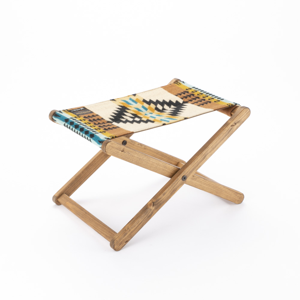 ペンドルトン PENDLETON アウトドア・キャンプ メイドバイセブン 木製 折りたたみ式 オットマン スツール MS111【FITHOUSE ONLINE SHOP】