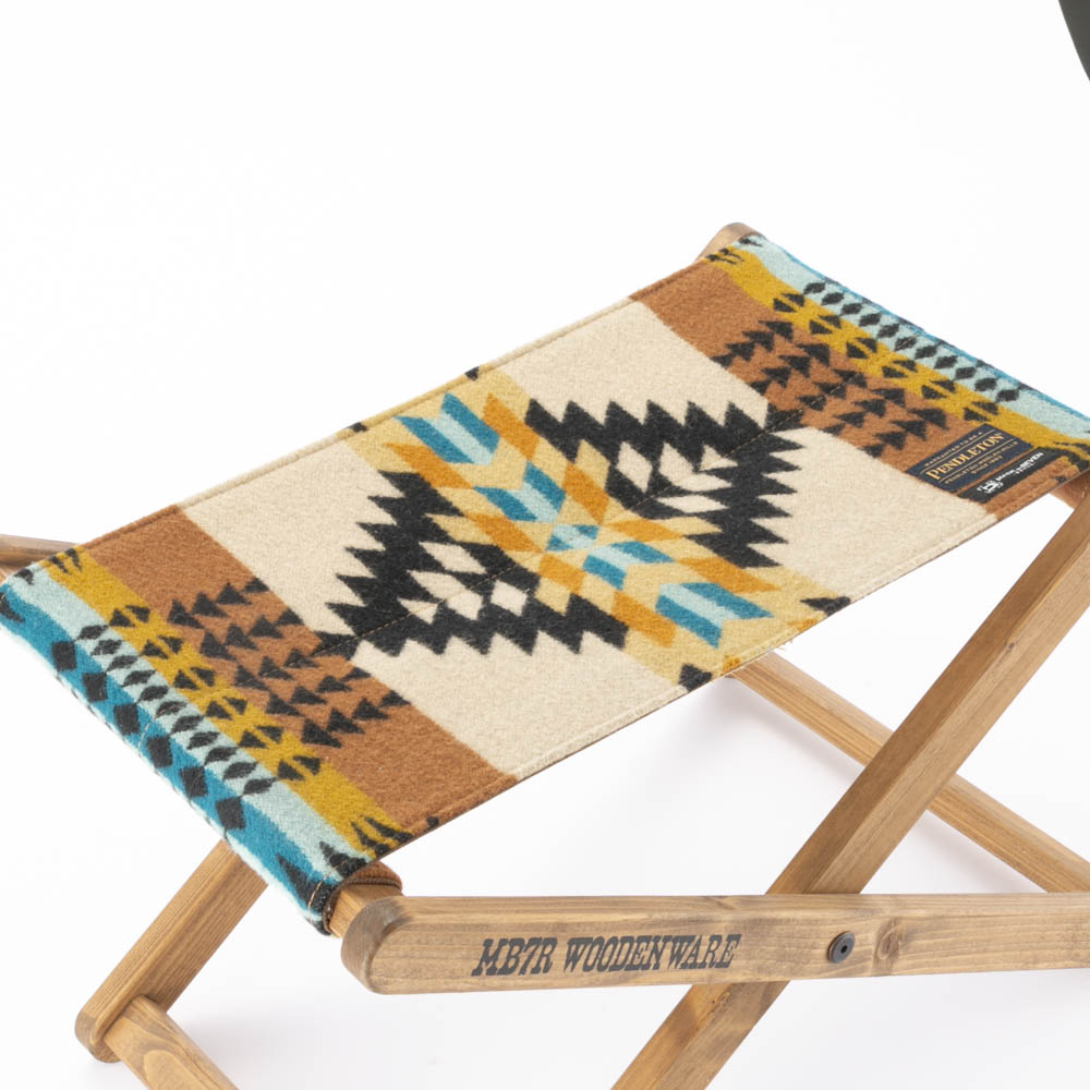 ペンドルトン PENDLETON アウトドア・キャンプ メイドバイセブン 木製 折りたたみ式 オットマン スツール MS111【FITHOUSE ONLINE SHOP】