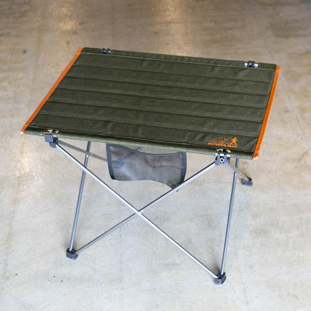 アウトドアマン OUTDOOR MAN 雑貨 ロールアップテーブル KOFT-001G【FITHOUSE ONLINE SHOP】【FITHOUSE ONLINE SHOP】