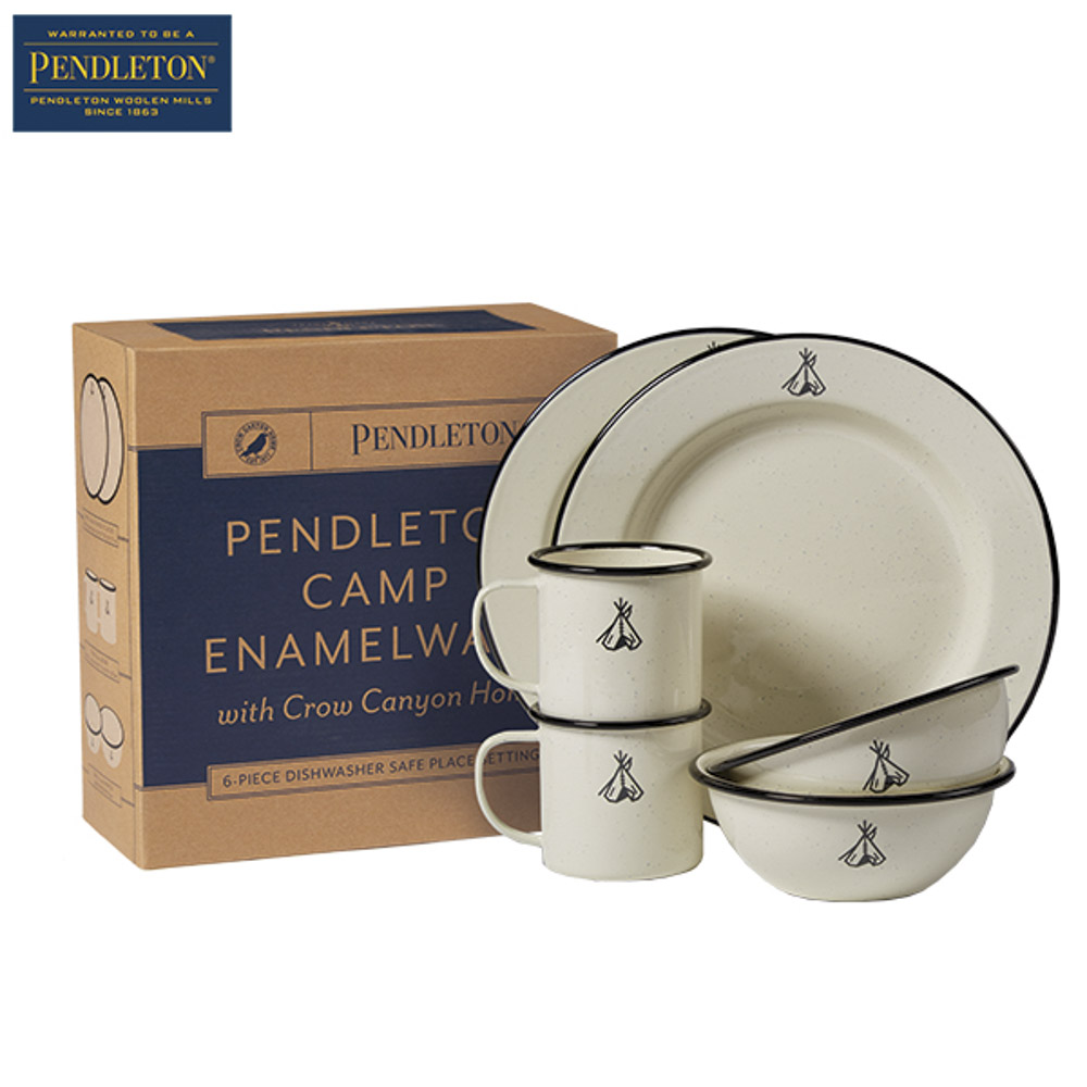 ペンドルトン PENDLETON 食器セット CAMP Enamelware XW713【FITHOUSE ONLINE SHOP】