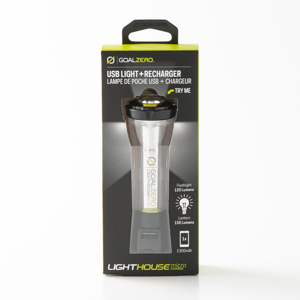 ゴールゼロ Goal Zero アウトドア・キャンプ LIGHTHOUSE micro FLASH CHARGE USB充電式 コンパクト LED ミニランタン 防水 32008【FITHOUSE ONLINE SHOP】