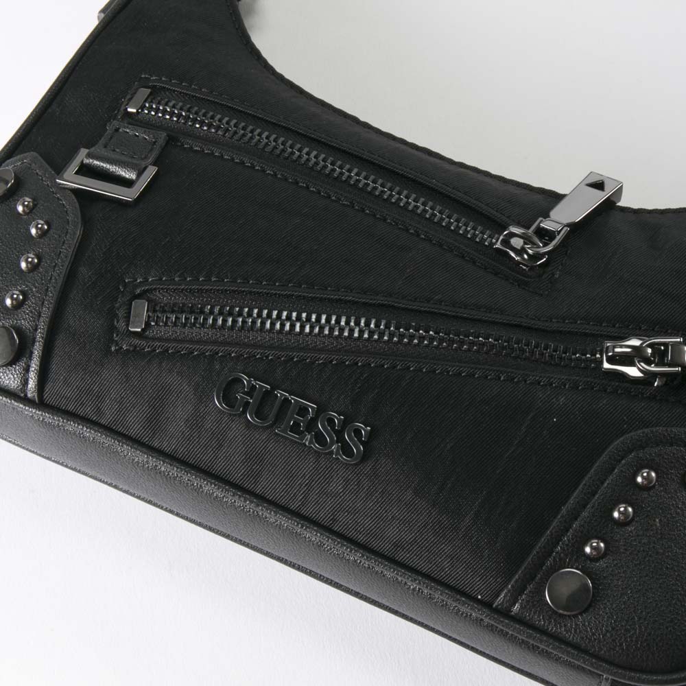 Guess felix 2025 shoulder bag black