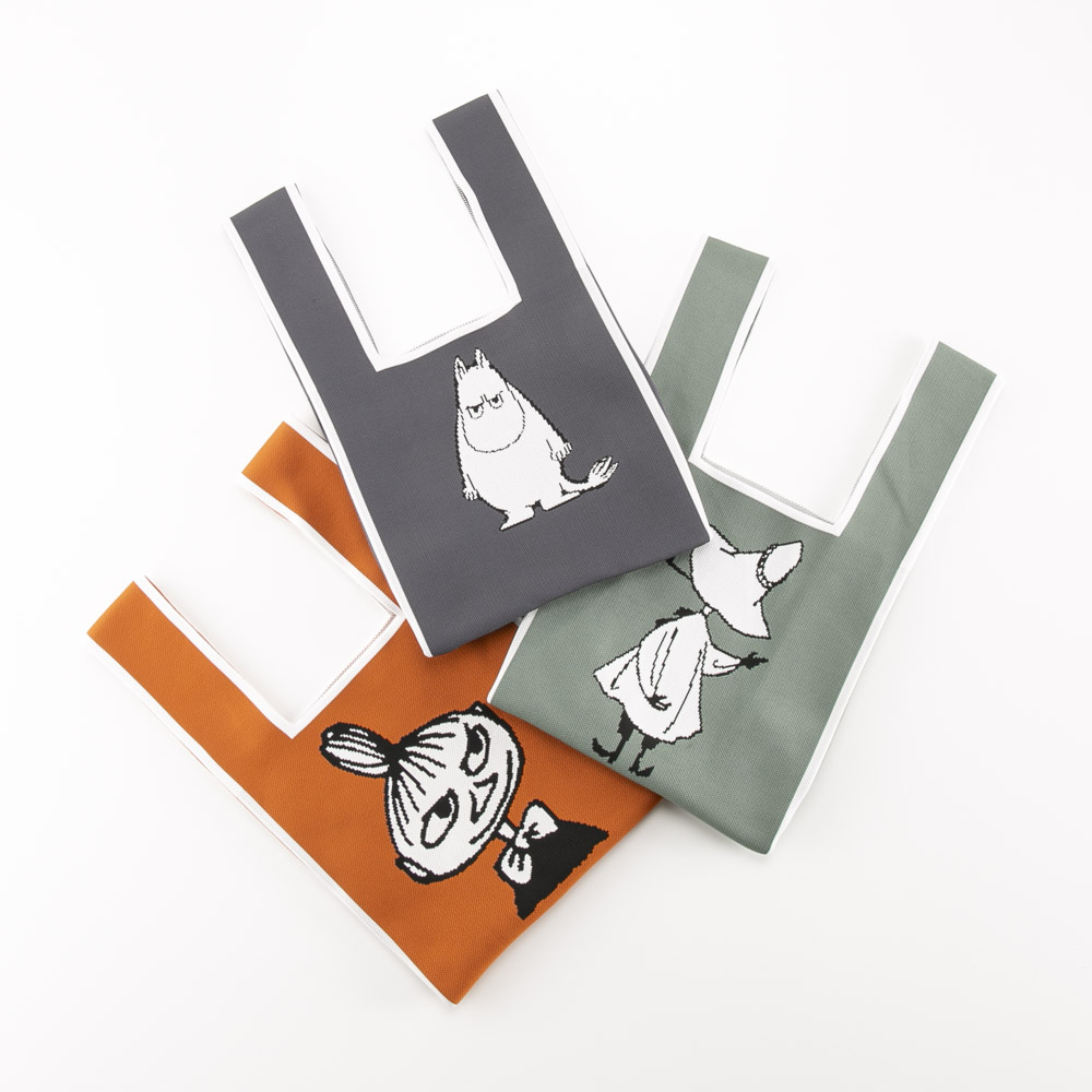 ムーミン Moomin ハンド・トートバッグ 全色そろえたくなる ムーミンのニット編みのマルシェバッグ RMKC-01【FITHOUSE ONLINE SHOP】