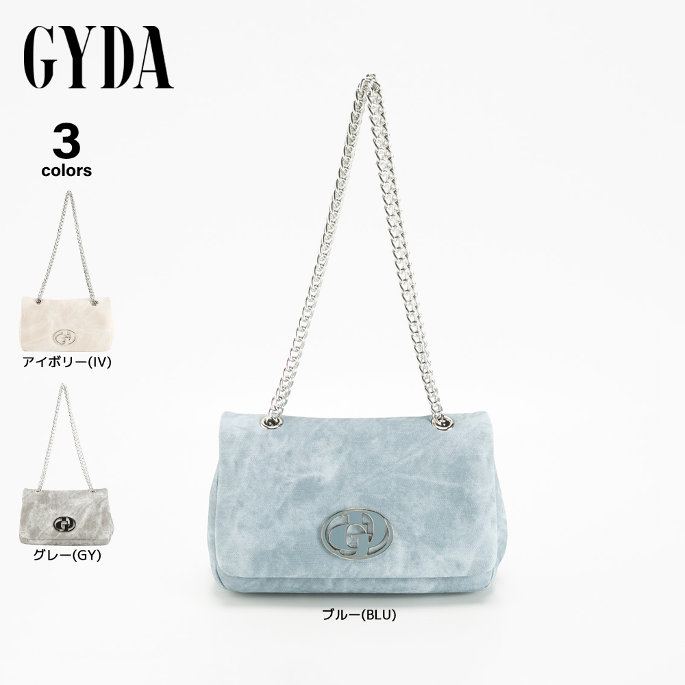 ジェイダ GYDA チェーンショルダーバッグ GY-B427 ビッグロゴメタル【FITHOUSE ONLINE SHOP】