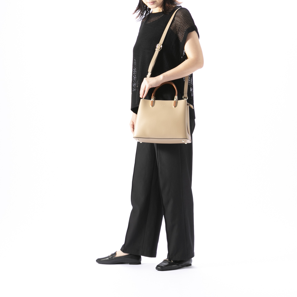 ナノ nano バイカラー2WAYハンドバッグ 82022【FITHOUSE ONLINE SHOP】
