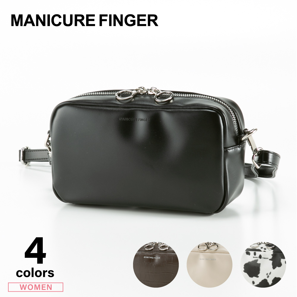 マニキュアフィンガー MANICURE FINGER スクエアシンプルショルダーバッグ XKB(1096a)【FITHOUSE ONLINE SHOP】