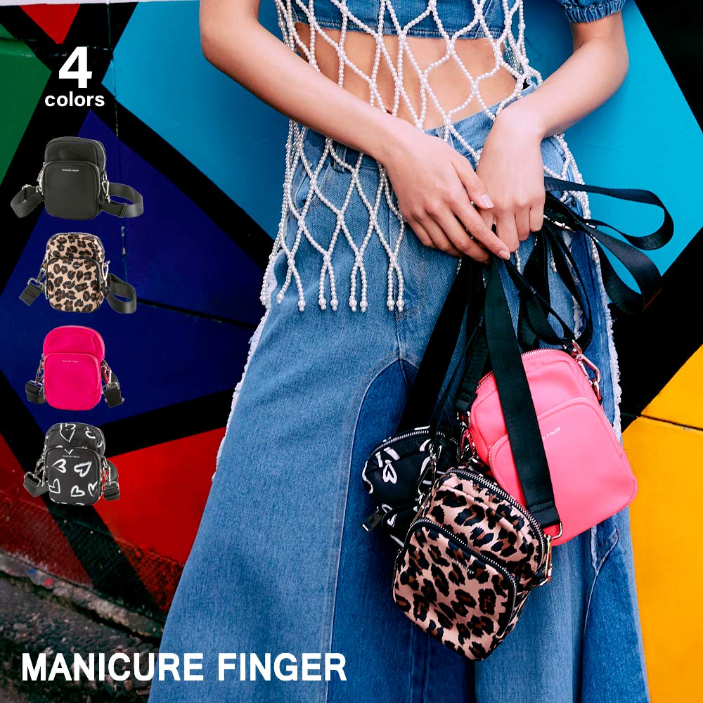 マニキュアフィンガー MANICURE FINGER ナイロン縦ショルダーバッグ XKB(1093a)【FITHOUSE ONLINE SHOP】