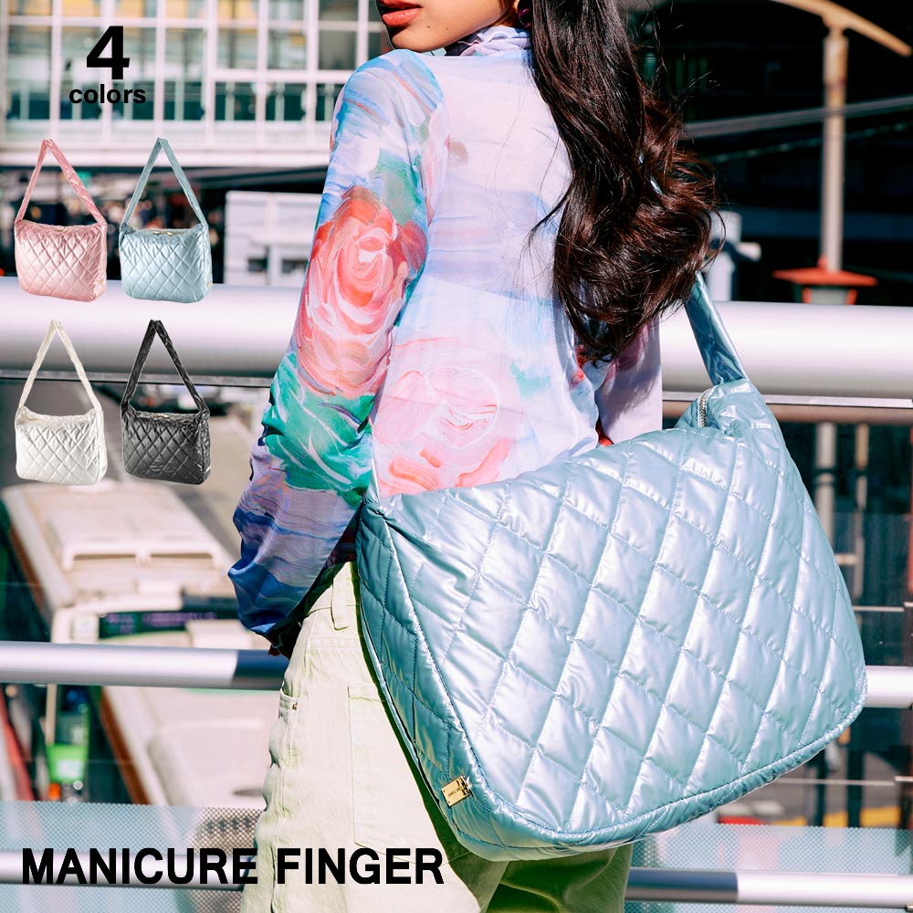 マニキュアフィンガー MANICURE FINGER キルティングワンハンドルショルダーバッグ NX(1163a)【FITHOUSE ONLINE SHOP】