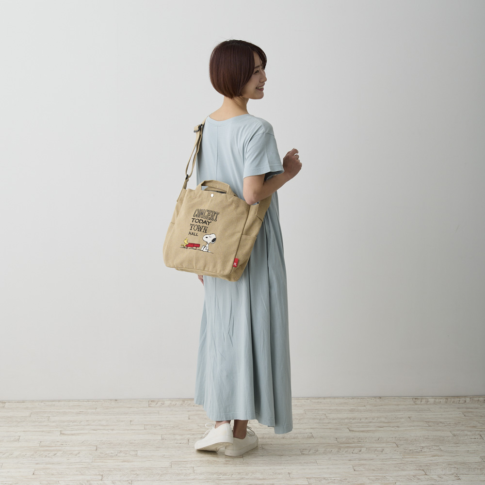 ルートート ROOTOTE ハンド・トートバッグ IP.MED.2way.Peanuts-0A 838302【FITHOUSE ONLINE SHOP】