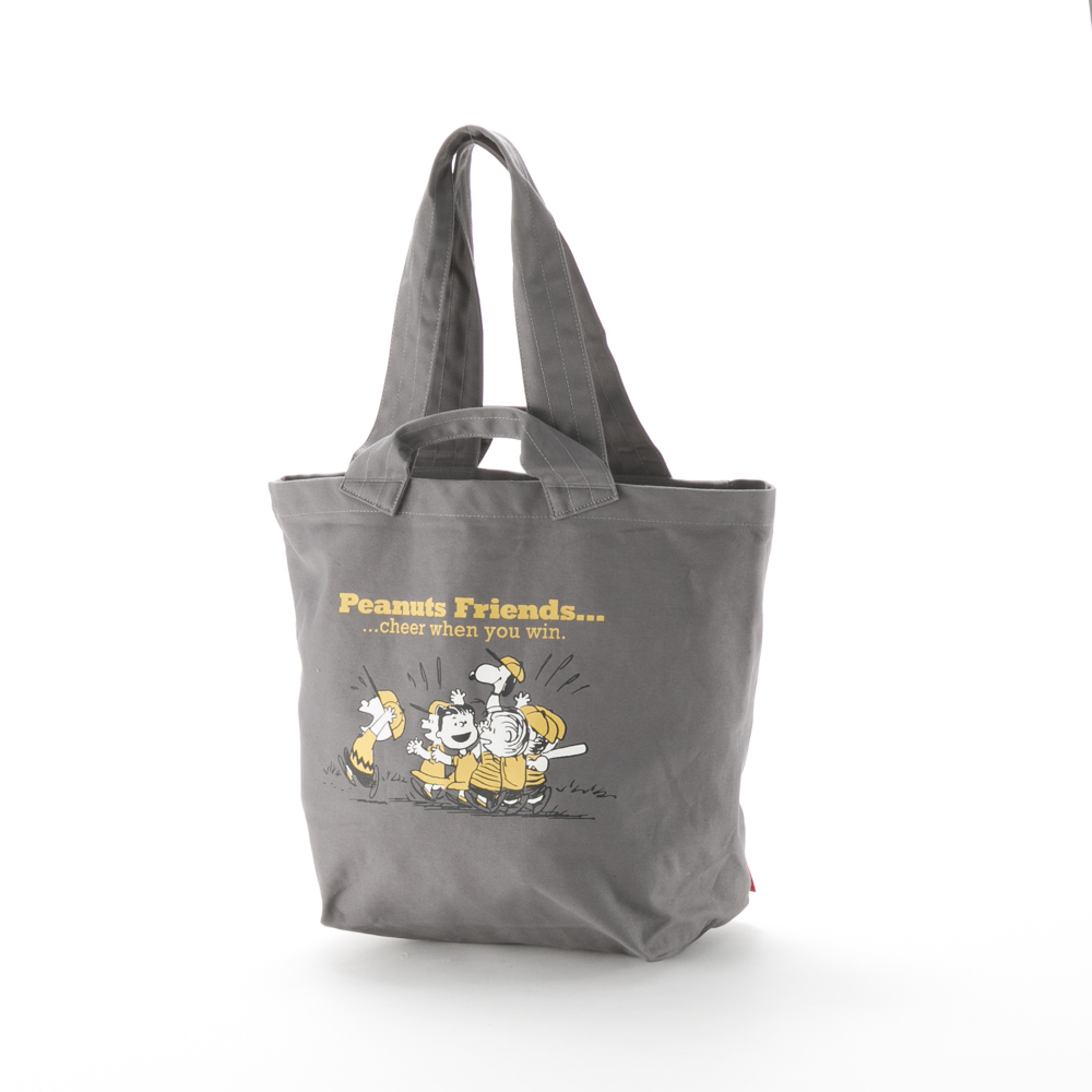 ルートート ROOTOTE ハンド・トートバッグ IP.ミディアムツイル.Peanuts-7F Gray 822501【FITHOUSE ONLINE SHOP】