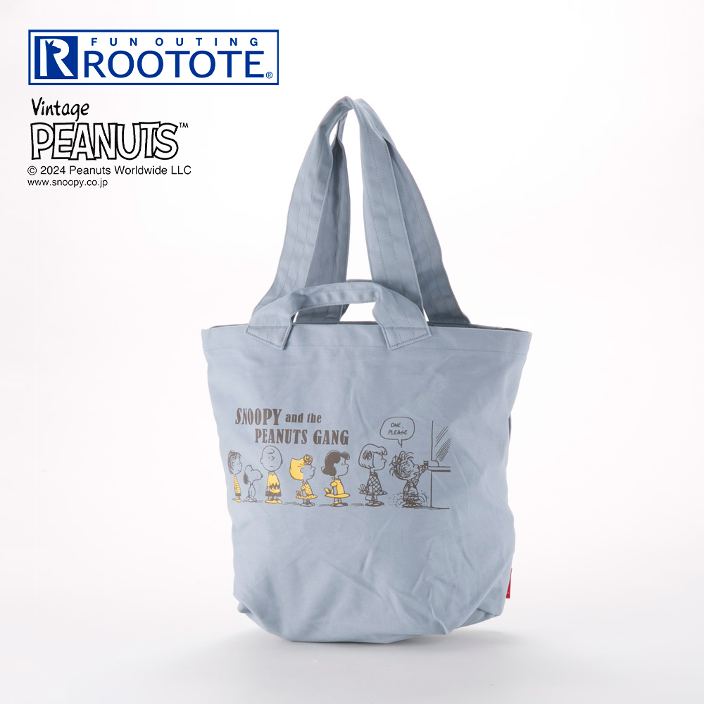 ルートート ROOTOTE ハンド・トートバッグ IP.ミディアムツイル.Peanuts-7F Sax 822502【FITHOUSE ONLINE SHOP】