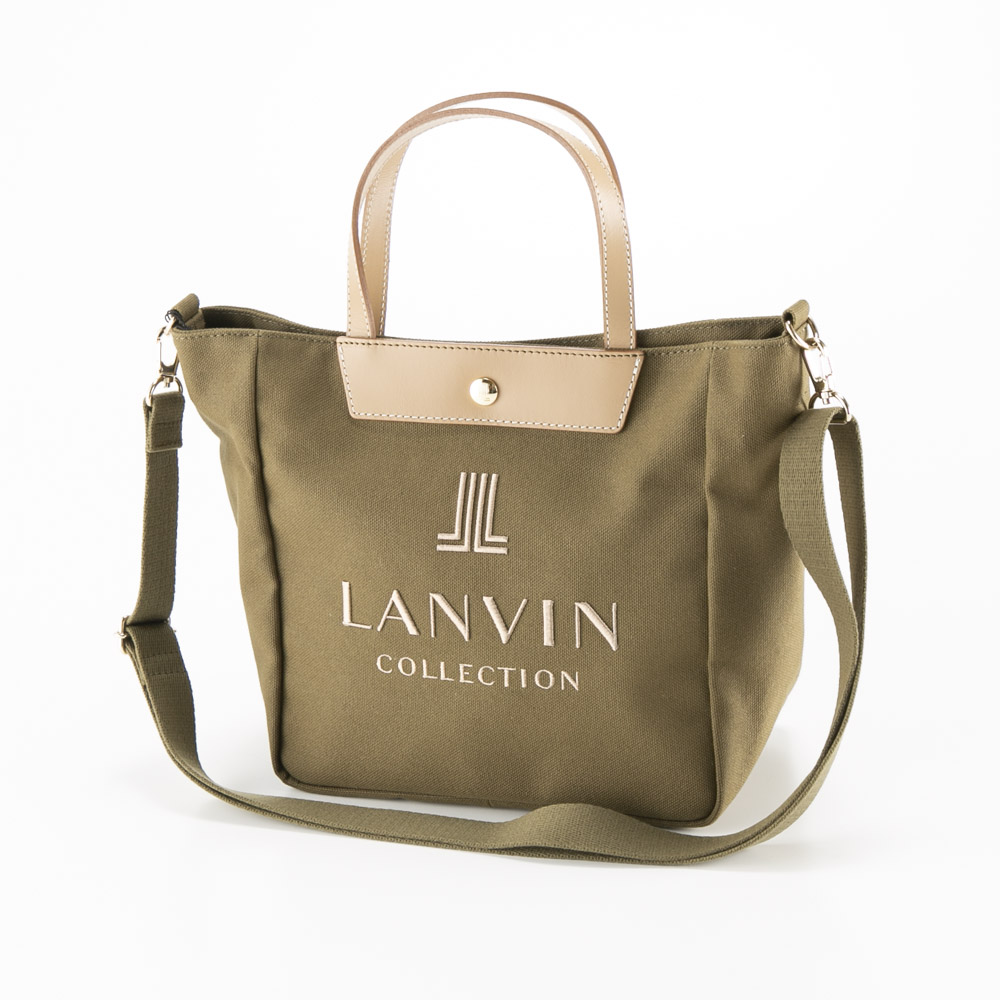 LANVIN PARIS ランバン Fringed-handle shopper