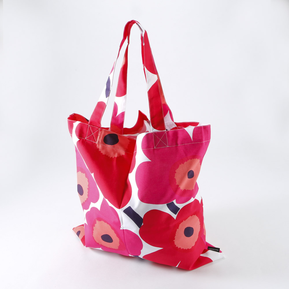 マリメッコ marimekko ハンド・トートバッグ Pieni Unikko ファブリックバッグ 067572【FITHOUSE ONLINE SHOP】