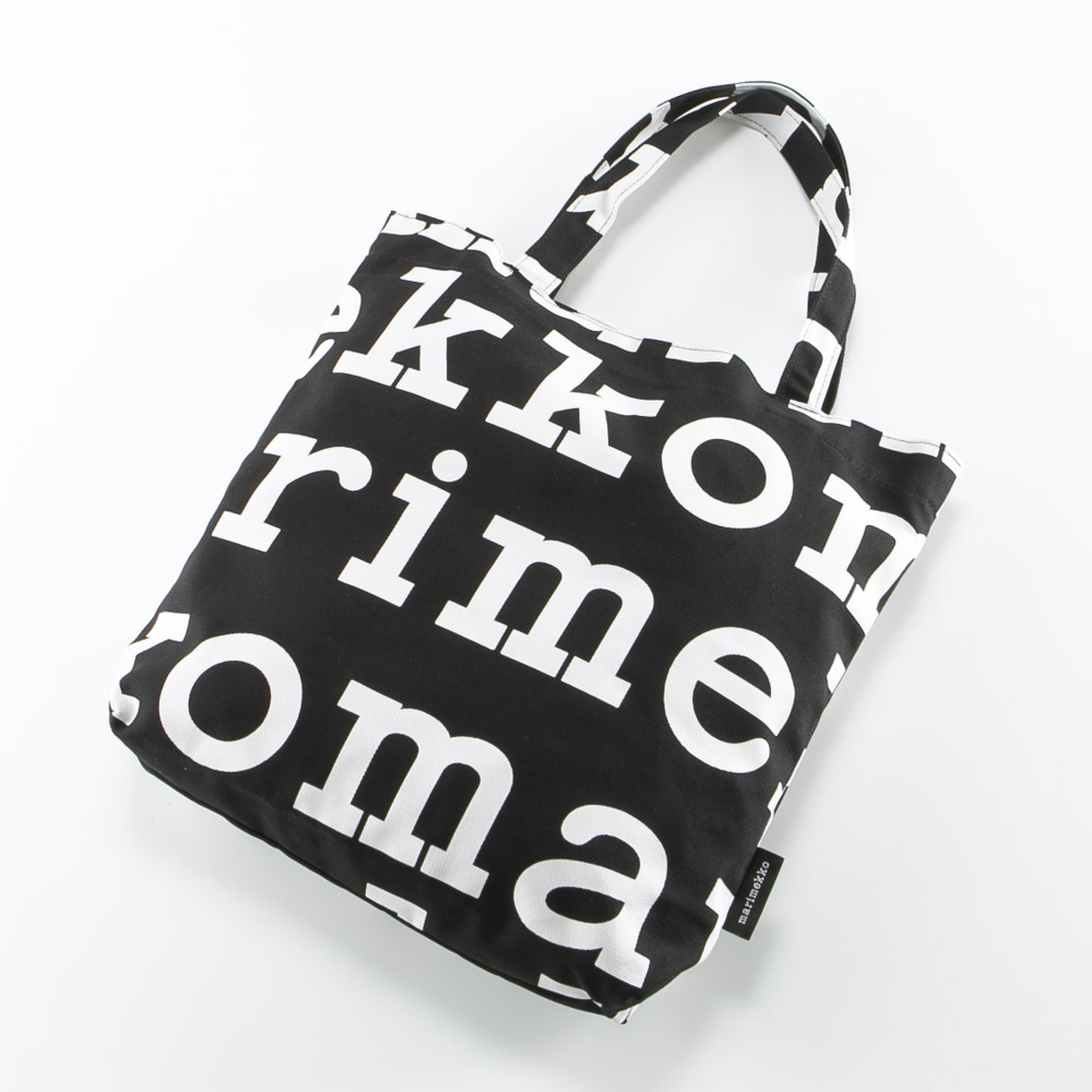 マリメッコ marimekko ハンド・トートバッグ Logo Notko 047312