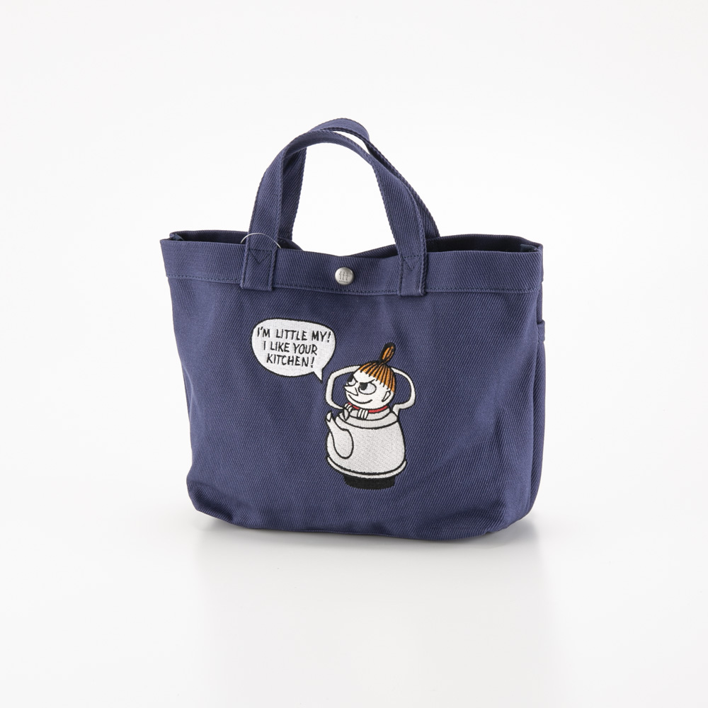 ムーミン Moomin ハンド・トートバッグ リトルミイとスナフキンのリッチな刺繍がポイントのミニトートバッグ RMCK-01M【FITHOUSE ONLINE SHOP】