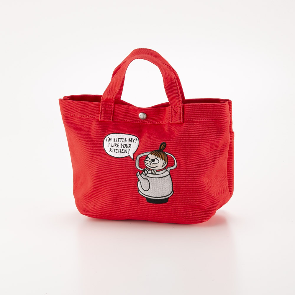ムーミン Moomin ハンド・トートバッグ リトルミイとスナフキンのリッチな刺繍がポイントのミニトートバッグ RMCK-01M【FITHOUSE ONLINE SHOP】