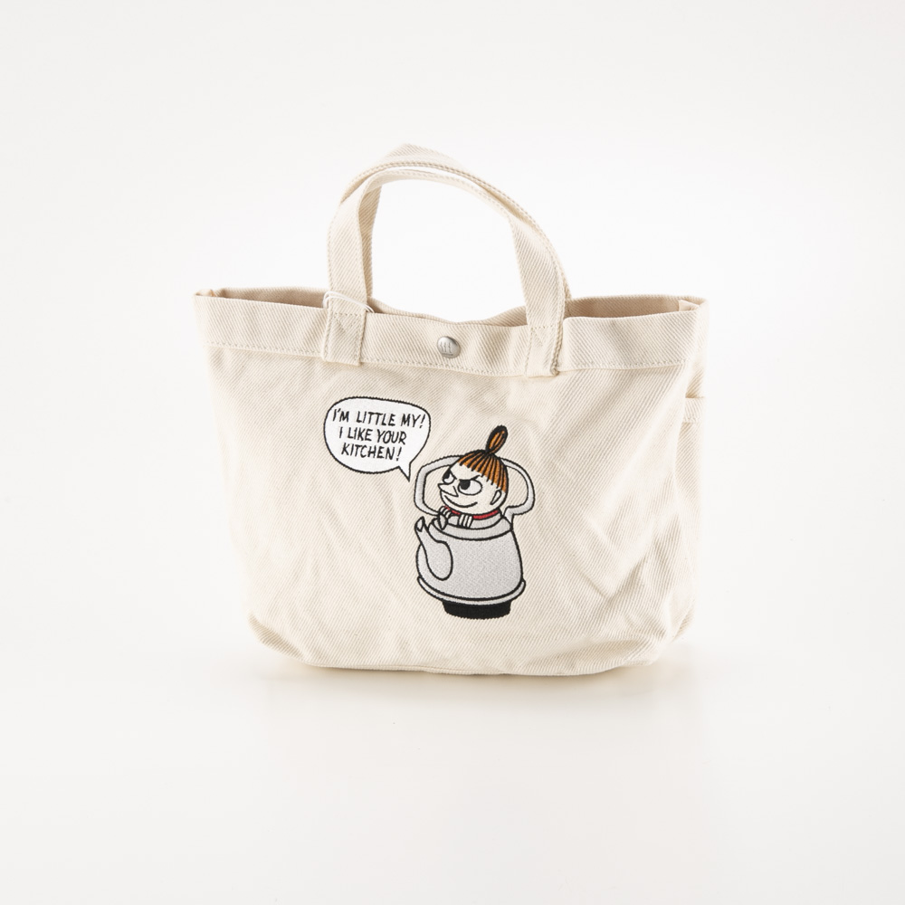 ムーミン Moomin ハンド・トートバッグ リトルミイとスナフキンのリッチな刺繍がポイントのミニトートバッグ RMCK-01M【FITHOUSE ONLINE SHOP】