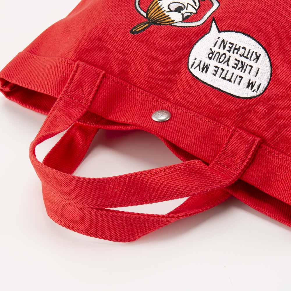 ムーミン Moomin ハンド・トートバッグ リトルミイとスナフキンのリッチな刺繍がポイントのミニトートバッグ RMCK-01M【FITHOUSE ONLINE SHOP】