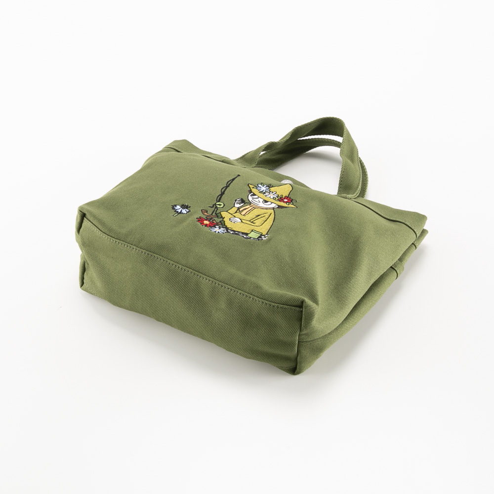 ムーミン Moomin ハンド・トートバッグ リトルミイとスナフキンのリッチな刺繍がポイントのミニトートバッグ RMCK-01S【FITHOUSE ONLINE SHOP】