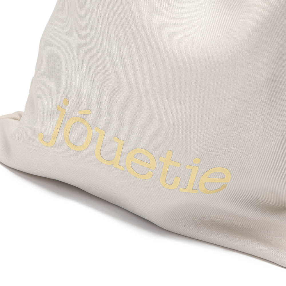 ジュエティ jouetie ロゴ巾着付き ビーズ編み ハンドバッグ JUT-82130B【FITHOUSE ONLINE SHOP】