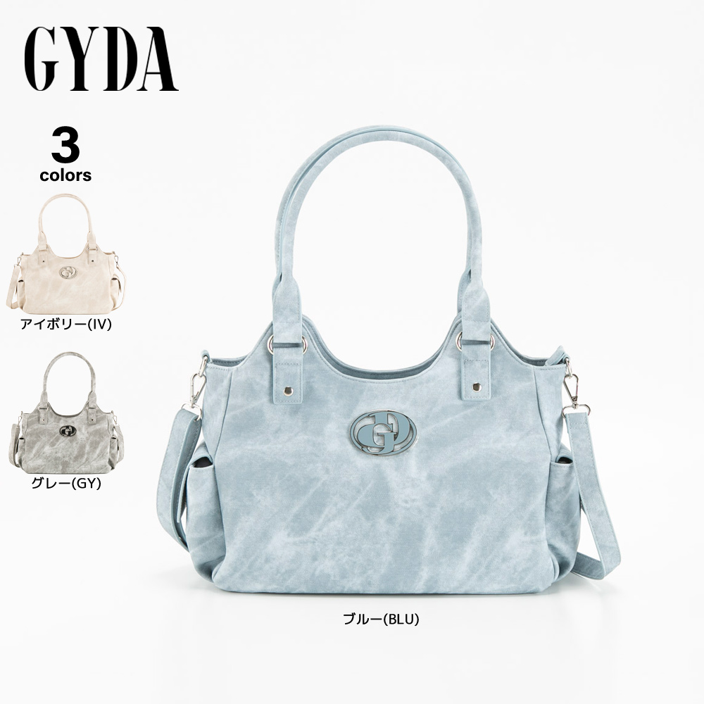 ジェイダ GYDA 2WAYトートバッグ ショルダーバッグ ビッグロゴメタル GY-B428【FITHOUSE ONLINE SHOP】