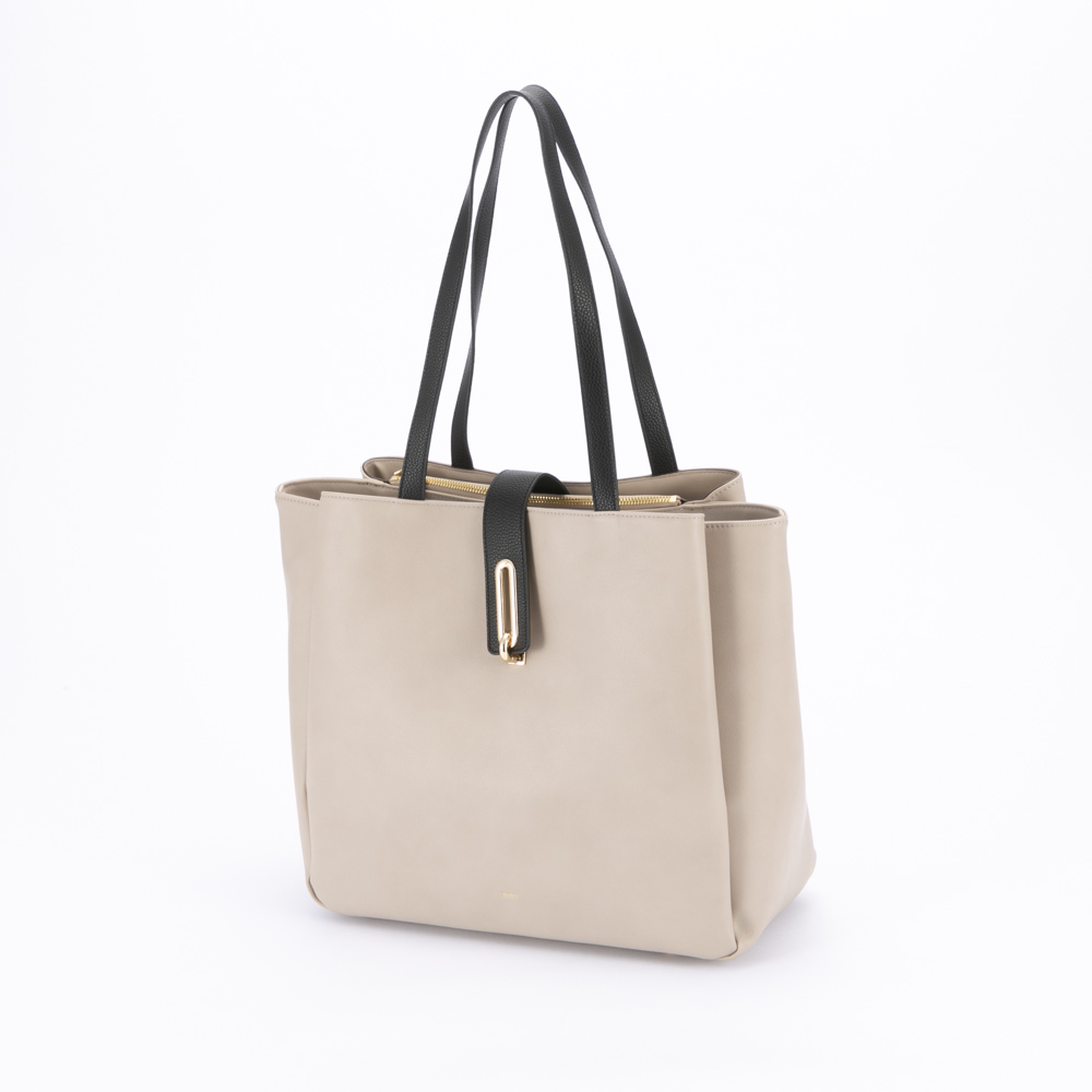 ナノ nano フロントバックルバイカラートートバッグ LB2308301J【FITHOUSE ONLINE SHOP】