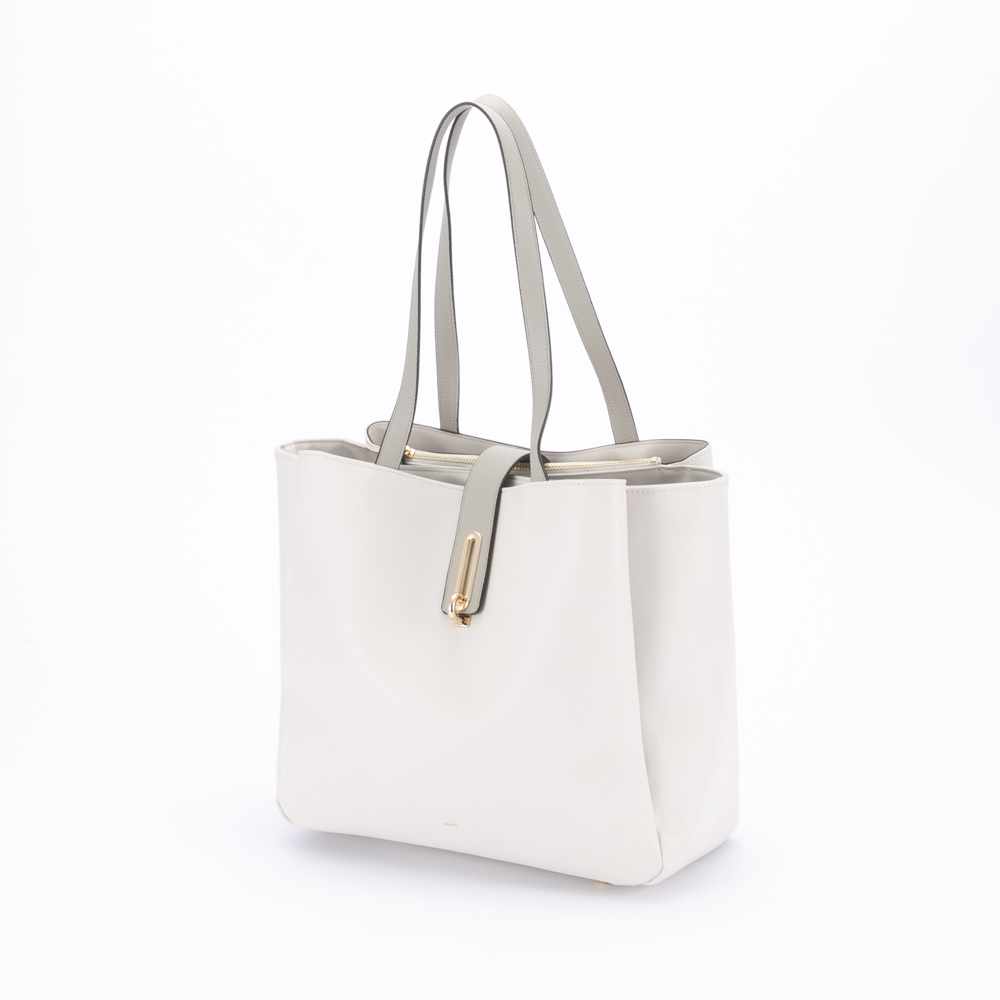 ナノ nano フロントバックルバイカラートートバッグ LB2308301J【FITHOUSE ONLINE SHOP】